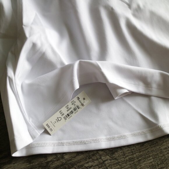 NWT MADEWELL Plus Flex White Fitness Mini Dress Size 2X With Shorts - Picture 6 of 9